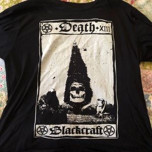 Black Craft Cult tarot card death shirt